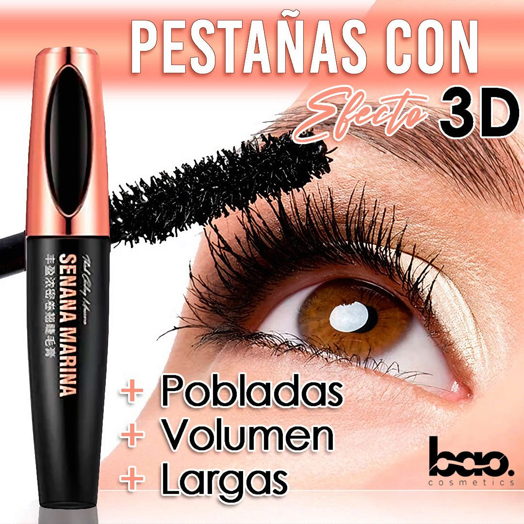 Pestañinas Efecto 4D - Realza tu Belleza con Bao Cosmetics™
