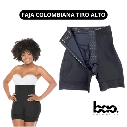 Faja Colombiana Tiro Alto con Broche de Bao Cosmetics™