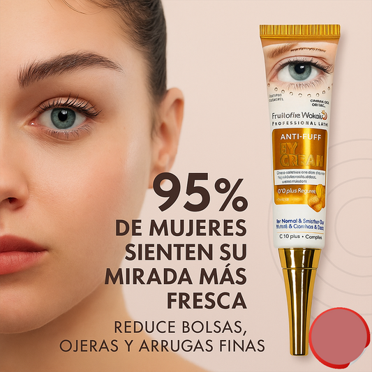 Crema Contorno Ojos Wokali con Q10 ™ - Despídete de las bolsas, da la bienvenida a una mirada joven