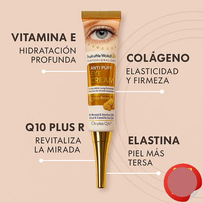 Crema Contorno Ojos Wokali con Q10 ™ - Despídete de las bolsas, da la bienvenida a una mirada joven