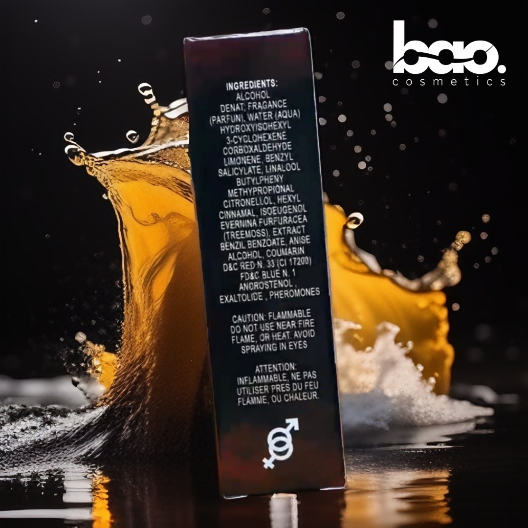 Perfume con Feromonas para Hombres de Bao Cosmetic™ - Atrae y Seduce