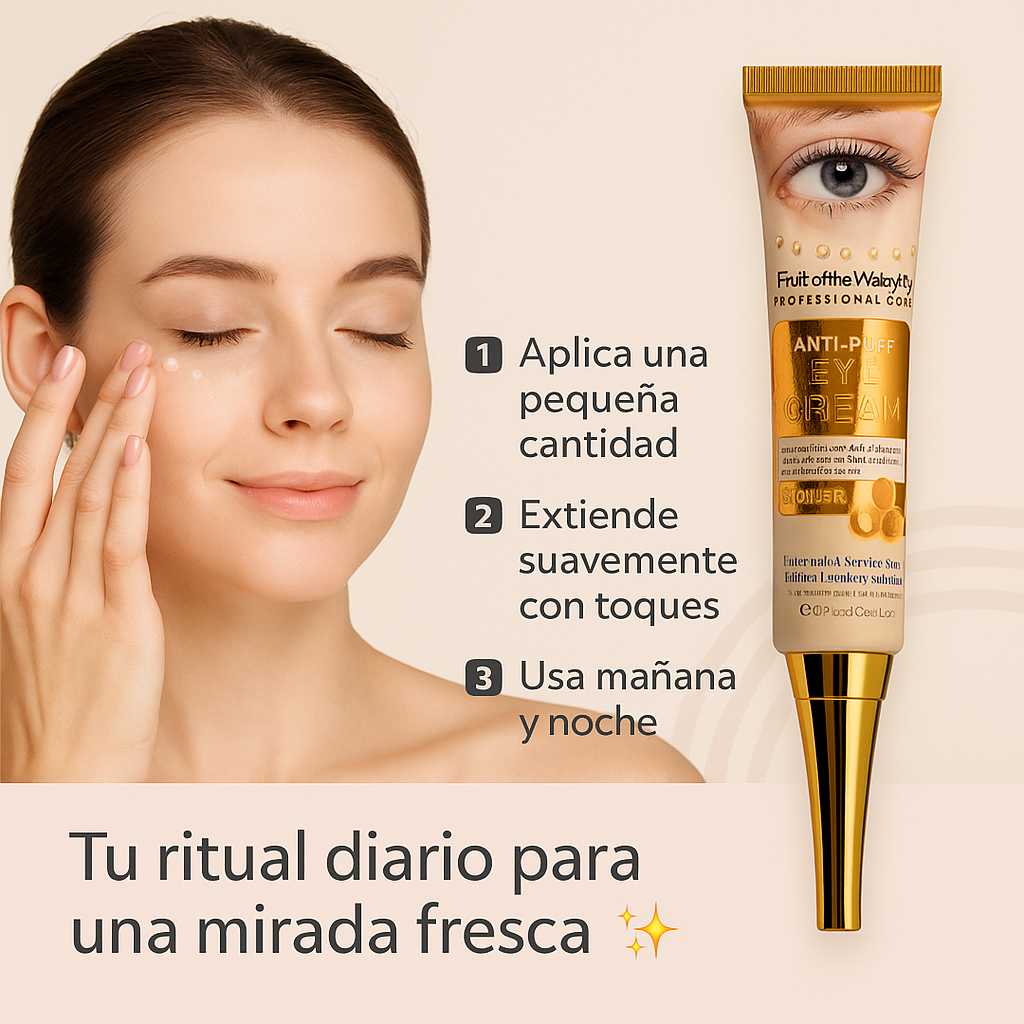Crema Contorno Ojos Wokali con Q10 ™ - Despídete de las bolsas, da la bienvenida a una mirada joven