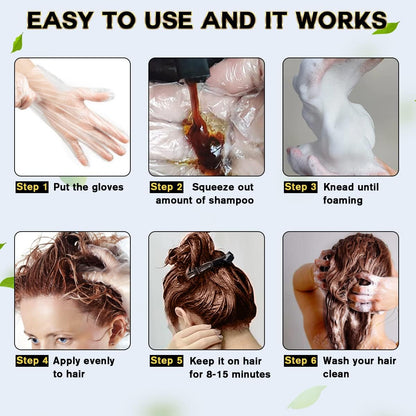 Hair Dye Shampoo™ | Tinte Organico 3 en 1