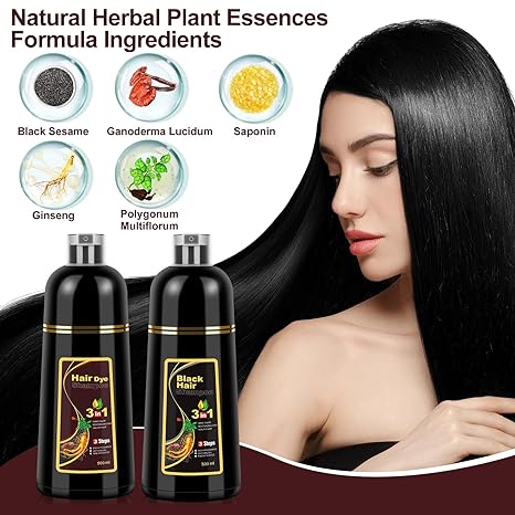 Hair Dye Shampoo™ | Tinte Organico 3 en 1