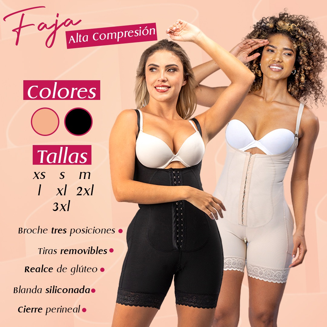Faja Enteriza Levanta Cola Pierna Corta - Marca tu Figura y Luce Perfecta