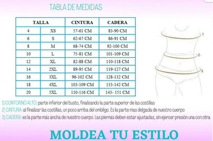 Faja Colombiana Tiro Alto con Broche de Bao Cosmetics™