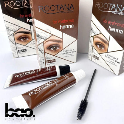 Tinte semipermanente Rootana de cejas y pestañas - Perfectas Al Despertar con Bao Cosmetics™