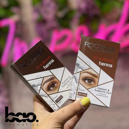 Tinte semipermanente Rootana de cejas y pestañas - Perfectas Al Despertar con Bao Cosmetics™